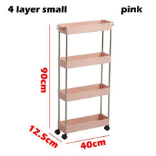 Load image into Gallery viewer, 3/4 Tiers Slim Organizer Cart - Store More in Narrow Spaces.