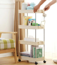 Load image into Gallery viewer, 3/4 Tiers Slim Organizer Cart - Store More in Narrow Spaces.