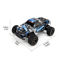 Load image into Gallery viewer, 1:18 Remote Control RC Car High Speed SUV Off-Road Vehicle with 4.8V Rechargeable Battery (Blue)
