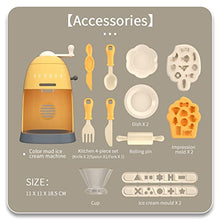 Load image into Gallery viewer, puxida Kitchen Creations Set,Play Kitchen Noodle Party Playset with Non-Toxic Play Dough Ice Cream Maker Set