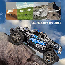 Load image into Gallery viewer, 1:18 Remote Control RC Car High Speed SUV Off-Road Vehicle with 4.8V Rechargeable Battery (Blue)