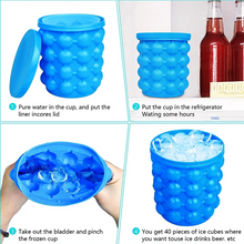 Load image into Gallery viewer, Handy Blue color portable Ice Bucket!