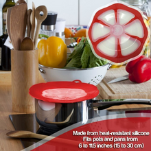Load image into Gallery viewer, Highly versatile Multi-Purpose Lid Cover and Spill Stopper