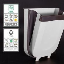 Load image into Gallery viewer, Innovative Wall Mounted Folding Waste Bin