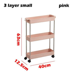 3/4 Tiers Slim Organizer Cart - Store More in  Narrow Spaces.
