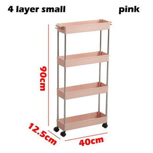 3/4 Tiers Slim Organizer Cart - Store More in  Narrow Spaces.