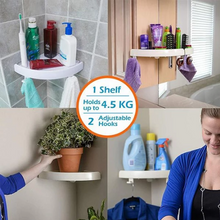 Load image into Gallery viewer, Convenient Corner Storage Holder Shelves - Ideal for Bathrooms
