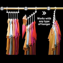 Load image into Gallery viewer, Heavy-Duty Cool Hangers- Use Less Space and  Hang More Garments!
