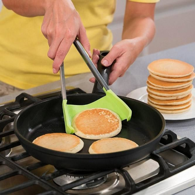 Convenient Flip Turn & Grab Spatula-Flip/Grub/Scoop