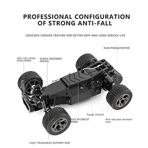 1:18 Remote Control RC Car High Speed SUV Off-Road Vehicle with 4.8V Rechargeable Battery (Blue)