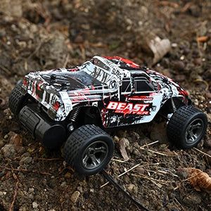 1:18 Remote Control RC Car High Speed SUV Off-Road Vehicle with 4.8V Rechargeable Battery (Blue)