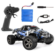 Load image into Gallery viewer, 1:18 Remote Control RC Car High Speed SUV Off-Road Vehicle with 4.8V Rechargeable Battery (Blue)
