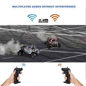 1:18 Remote Control RC Car High Speed SUV Off-Road Vehicle with 4.8V Rechargeable Battery (Blue)