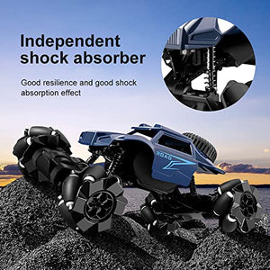 puxida 1:16 30km/h Remote Control Car,Omnidirectional Stunt Drift Off Road Vehicles All Terrain 2.4 GHz RC Cars Crawler for Boys and Girls