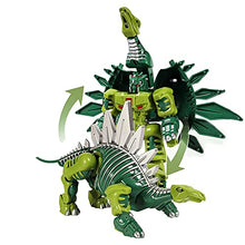 Load image into Gallery viewer, Highly Simulated Dinosaur Toy Dinosaur Figure with Movable Joints Realistic Looking Dinosaurs Transformation for Kids Gift(Triceratops)
