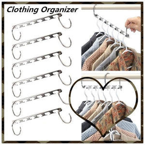 Heavy-Duty Cool Hangers- Use Less Space and  Hang More Garments!