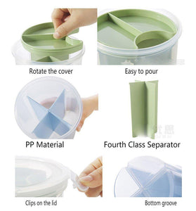 Resourceful Rotating Food Storage Containers