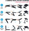 360 Adjustable Portable Folding Laptop Desk & Ergonomic Reading Stand