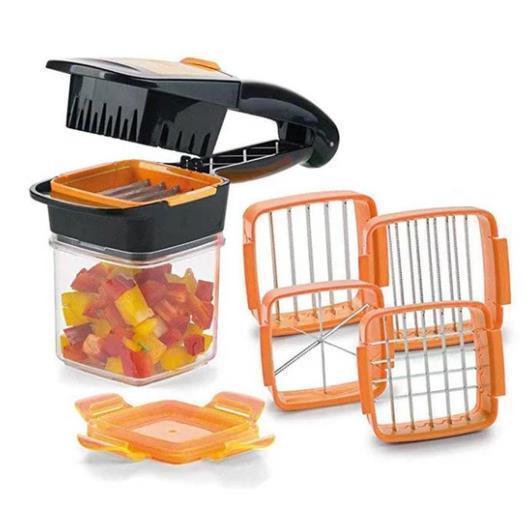 Convenient 5-in-1 Fruit and Vegetable Dicer Chopper
