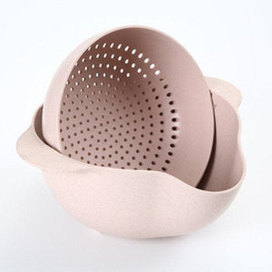 Perfect Fruits Washing Basket with Double Layers