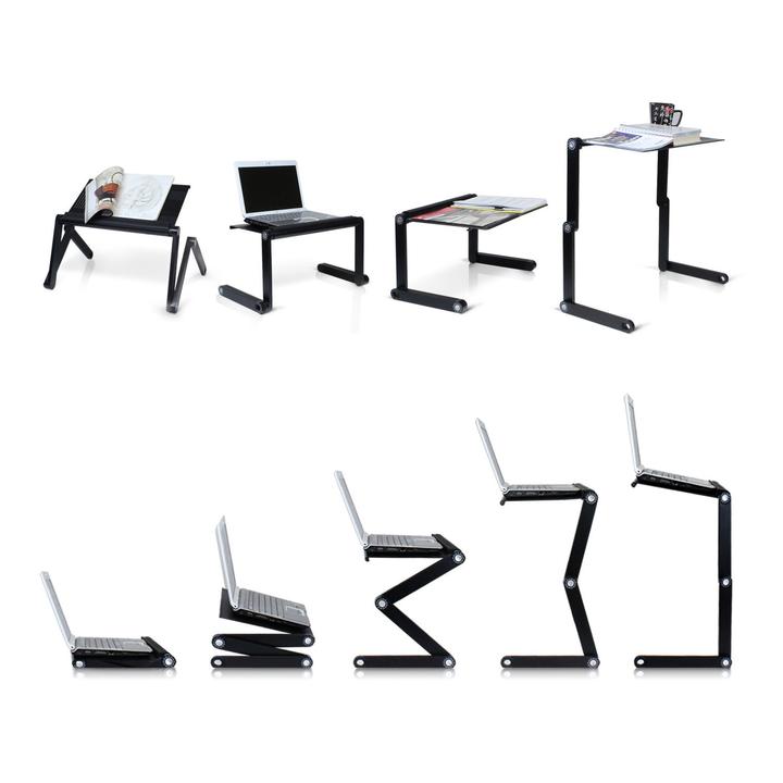 360 Adjustable Portable Folding Laptop Desk & Ergonomic Reading Stand