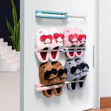 Load image into Gallery viewer, 3 in 1 Folding Slipper Rack - Wall Mounted
