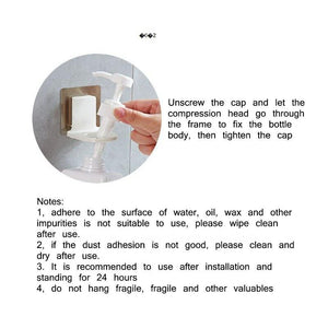 Convenient, Drill-Free, Water-Proof Shower Gel Mount