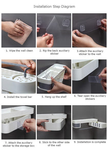 Multi Function Corner Shelf