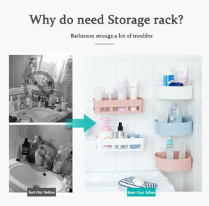 Handy Bathroom & Kitchen Wall Hanging Shelf