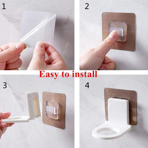 Convenient, Drill-Free, Water-Proof Shower Gel Mount