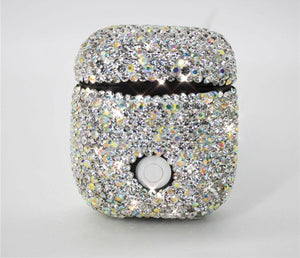 Apple Luxurious Bling Diamonds Decorative Case for Apple AirPods Accessories Wireless Bluetooth Earphone Protective Cover Bag Shell
