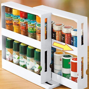 Multi-Functional Rotating Storage Rack-Flexible