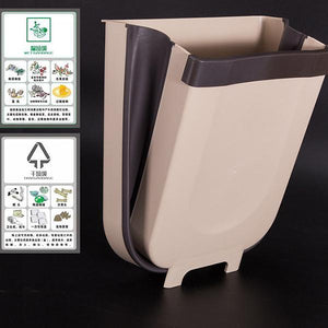 Innovative Wall Mounted Folding Waste Bin