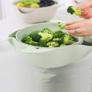 Perfect Fruits Washing Basket with Double Layers