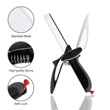 Load image into Gallery viewer, Convenient 2-in-1 Stainless Steel Cutting Knife
