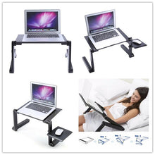 Load image into Gallery viewer, 360 Adjustable Portable Folding Laptop Desk &amp; Ergonomic Reading Stand
