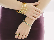 Load image into Gallery viewer, Stainless Steel Hair Tie Bracelet - Flower Design
