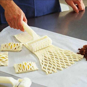 The Pastry Lattice Dough Roller for home baked pie lovers!