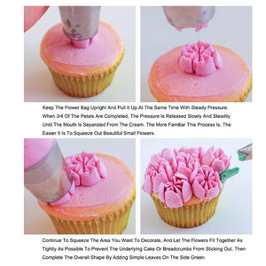 The Perfect Russian Tulip Icing Piping Nozzles 14pc/Set
