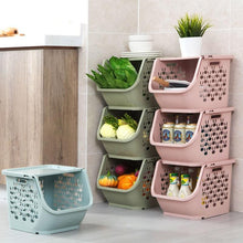 Load image into Gallery viewer, Space Saving Multifunctional Storage Basket
