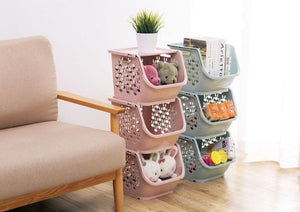 Space Saving Multifunctional Storage Basket