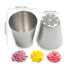 The Perfect Russian Tulip Icing Piping Nozzles 14pc/Set