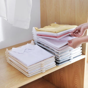 The Effortless Clothes Organizer to keep your clothe folded!