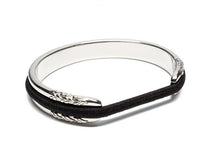 Load image into Gallery viewer, Stainless Steel Hair Tie Bracelet - Flower Design
