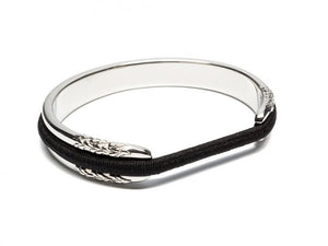 Stainless Steel Hair Tie Bracelet - Flower Design