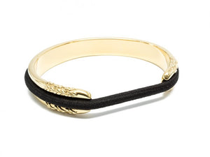 Stainless Steel Hair Tie Bracelet - Flower Design
